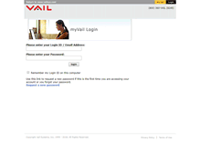 Tablet Screenshot of my.vailsys.com